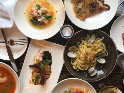 Feast of Seven Fishes celebration at Avo by Sam Hanna