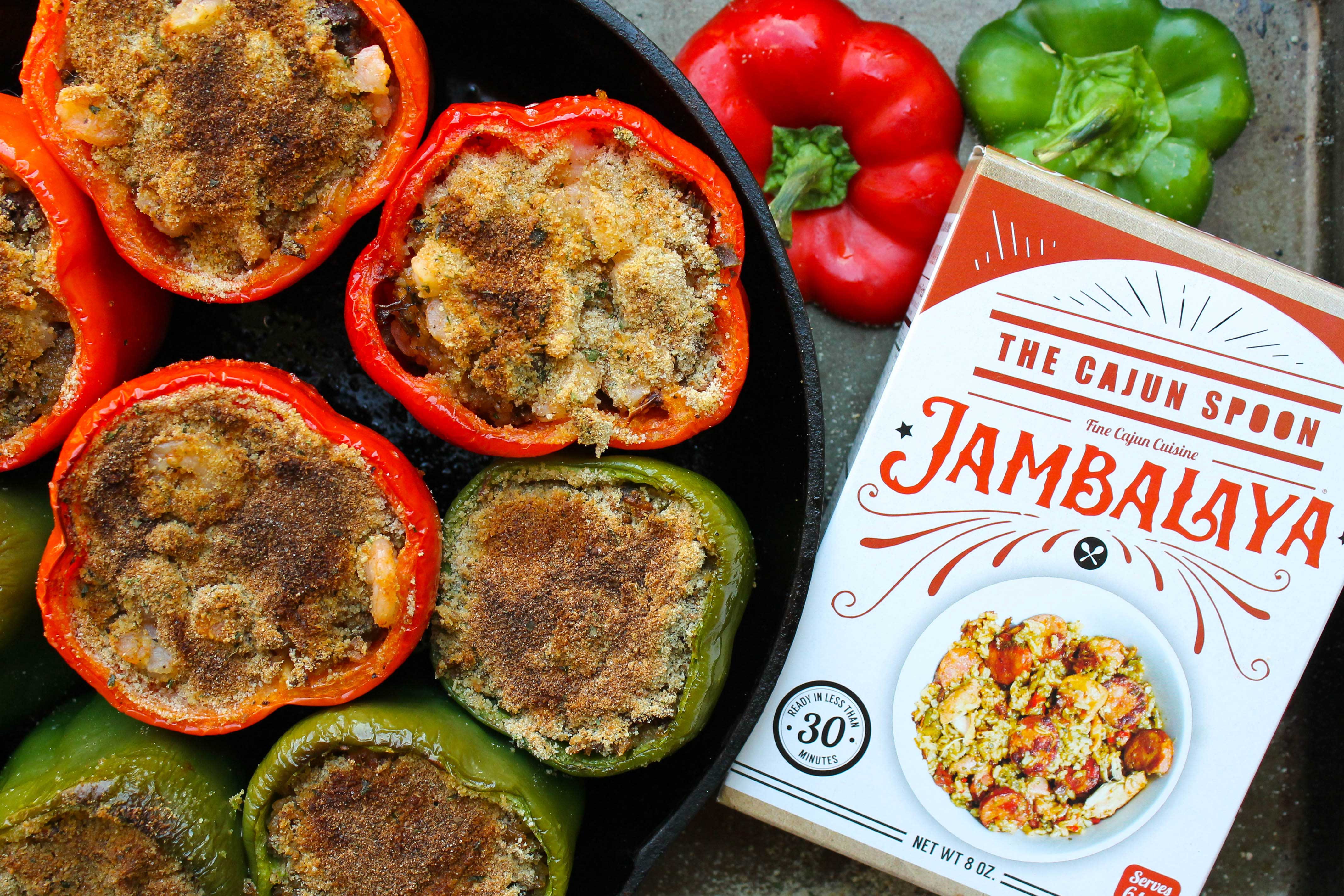 Jambalaya Stuffed Bell Peppers Recipe • Rouses Supermarkets
