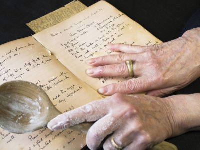 Recipe Book with Hands