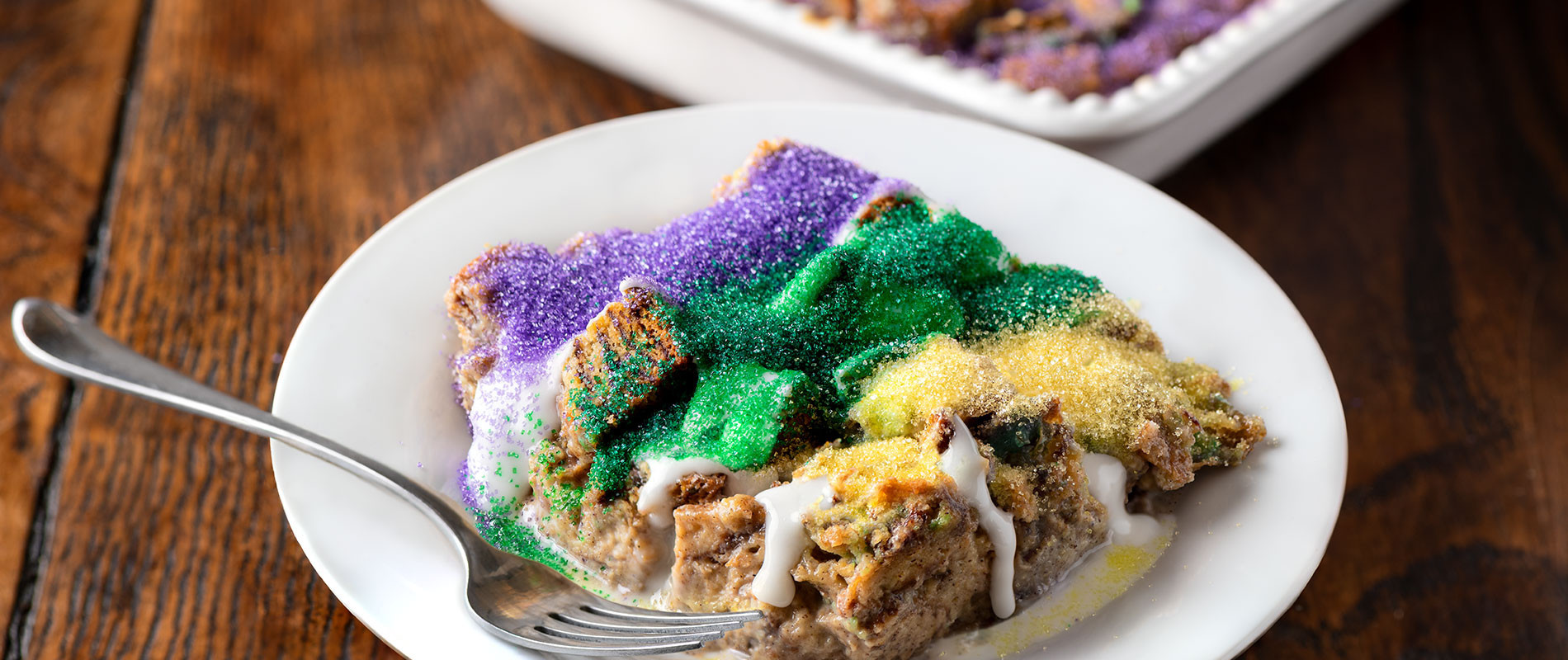 King Cake Bread Pudding Recipe • Rouses Supermarkets
