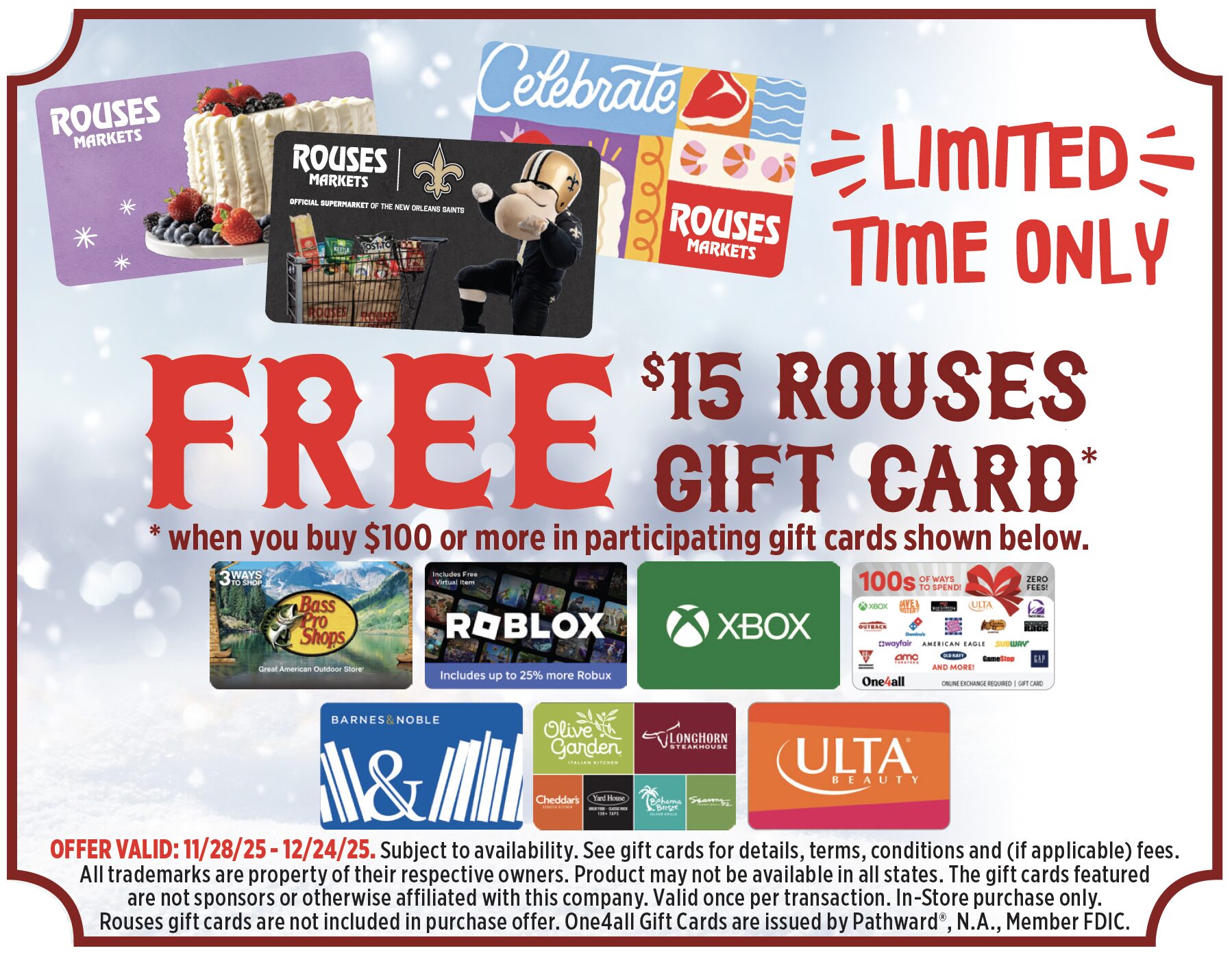 Gift Card Sale